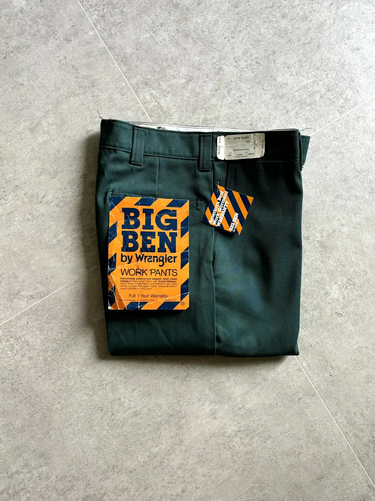 70's BIG BEN by Wrangler 워크 팬츠 32 데드스탁